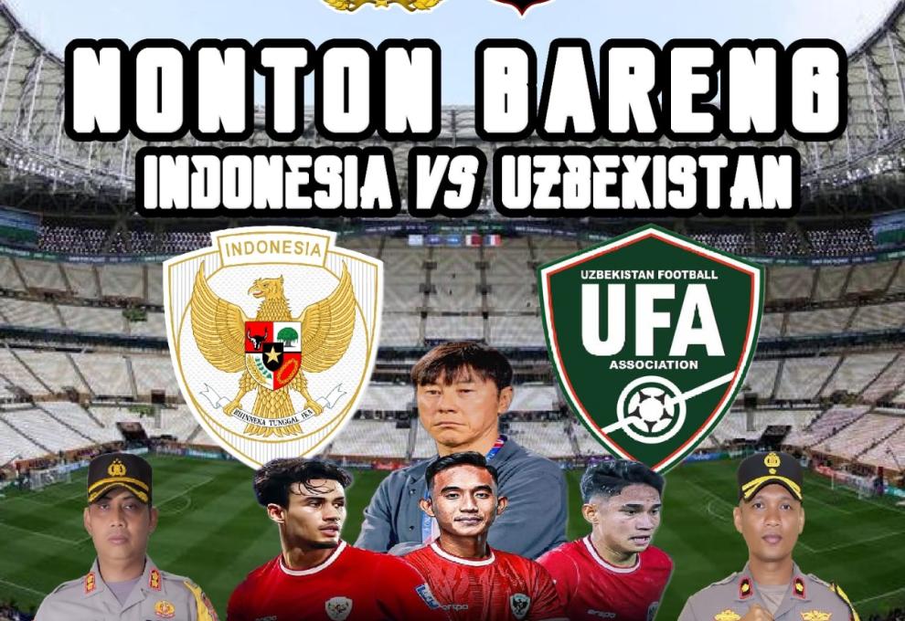 Dukung Indonesia Juara Dalam Piala Asia U-23, Polres Mukomuko Gelar Nobar Malam Ini 
