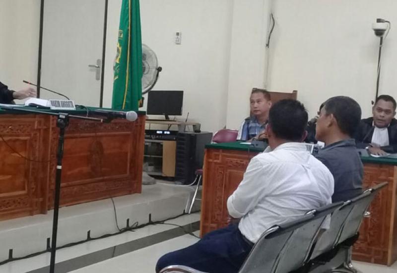 Dua orang saksi PT RDS memberikan keterangan di PN Tipikor Bengkulu