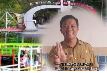 Kepala Dinas (Kadis) Pariwisata, Pemuda dan Olahraga Kabupaten Lebong Riki Irawan,S.IP.M.Si