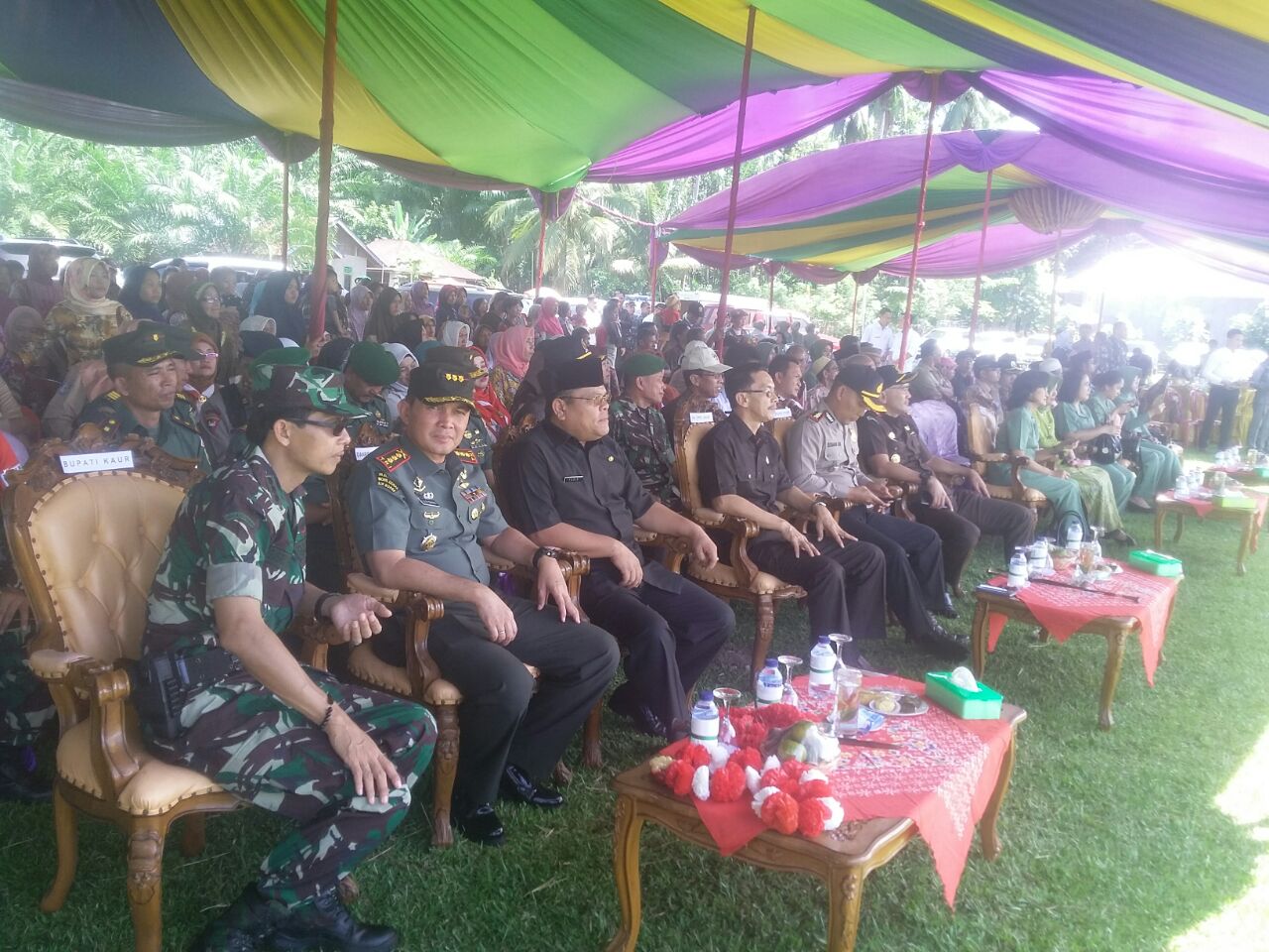 TNI khususnya jajaran Korem 041/Gamas  melaksanakan TMMD di Kabupaten Kaur