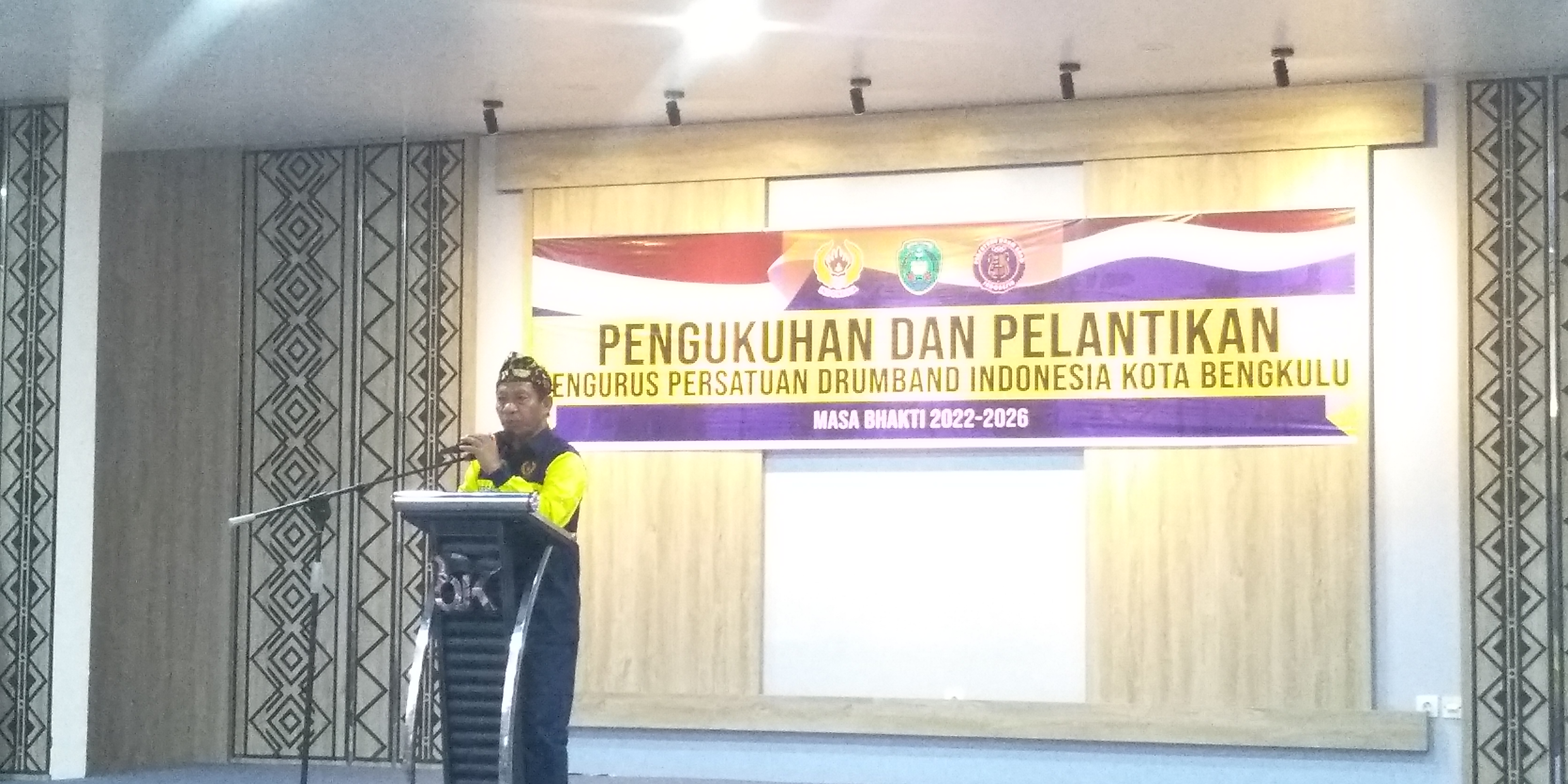 Pengukukuhan dan Pelantikan Pengurus Persatuan Drum Band Indonesia (PDBI) Kota Bengkulu Masa Bhakti 2022 - 2026