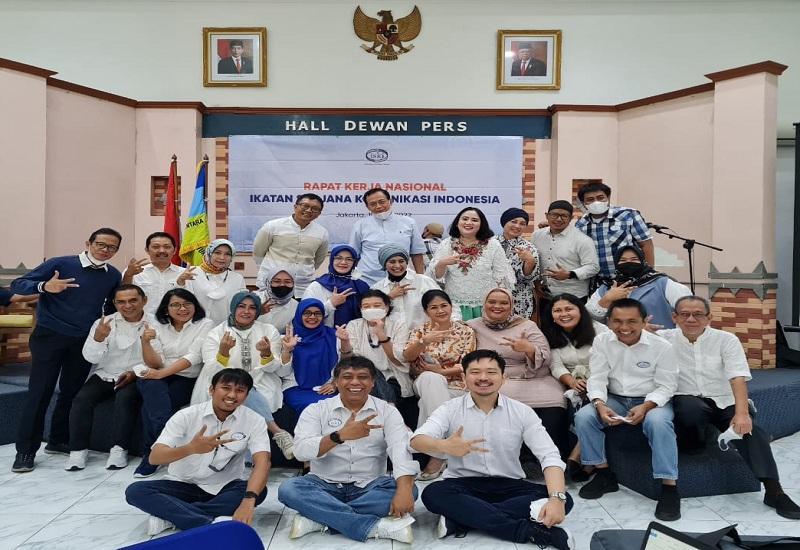 Rakernas ISKI Periode 2021-2024 di Hall Dewan Pers, Jakarta Pusat,  Minggu (19/6)