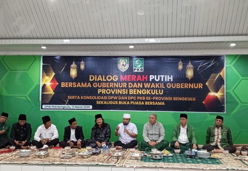 DPW PKB Bengkulu Gelar Dialog Merah Putih Sekaligus Buka Bersama Gubernur Bengkulu