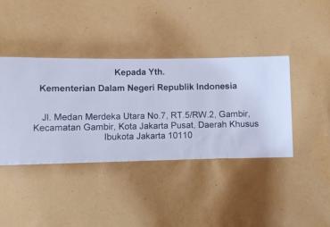 Surat FMMB ke Kementerian Dalam Negeri Republik Indonesia