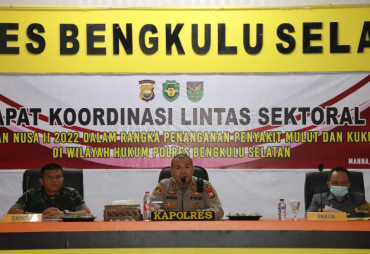 Sekda BS Ikut Rakor OPS Aman Nusa ll Polres BS Sasar Penanganan PMK
