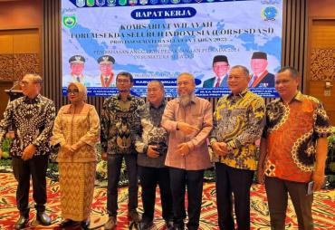rapat kerja komisariat wilayah Forum Sekretaris DaerahSeluruh Indonesia (Forsesdasi) Sumatera Selatan