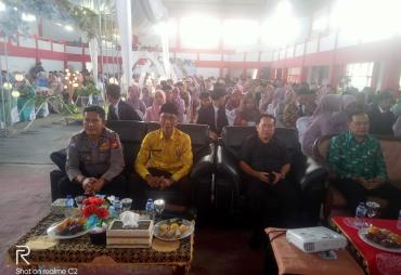 Hadiri Perpisahan Sekolah Sat Binmas Polres Bengkulu Utara Berikan Imbauan Kamtibma