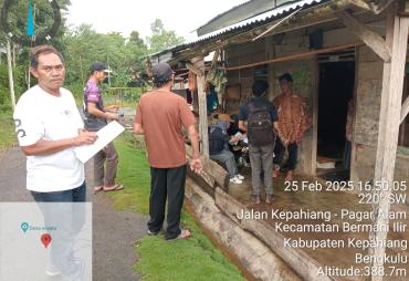 Pemdes Cinta Mandi Baru Dampingi Tim Survei Dinas PUPR Kepahiang, Akan Terima 25 Unit WC